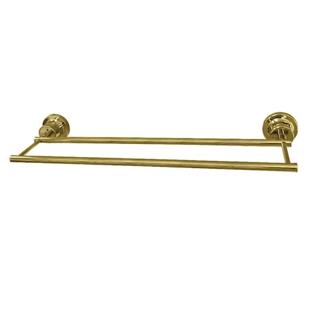 Kingston Brass BAH821318PB Concord 18" Double Towel Bar, Polished Brass BAH821318PB